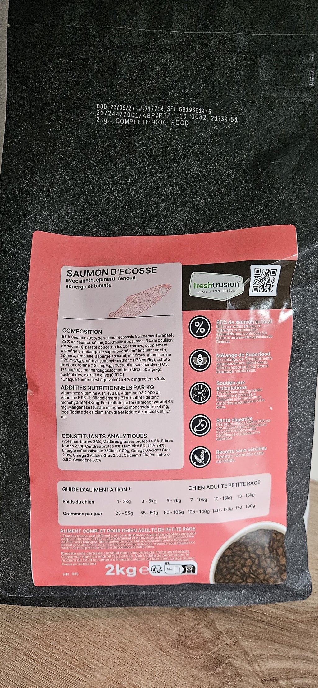Gamme pour Chien Adulte Petit Race - Saumon d'Écosse