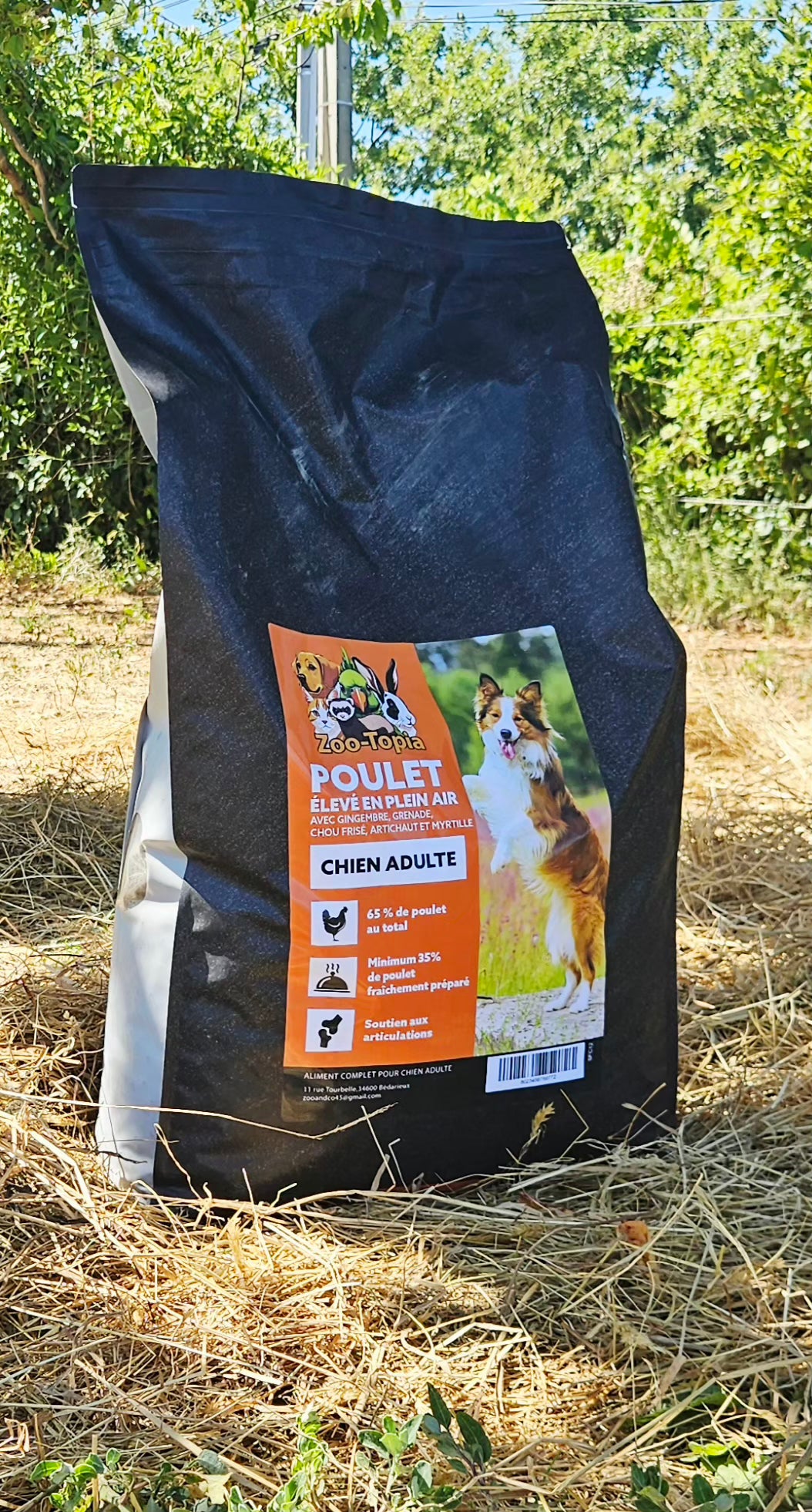 Gamme pour Chien Adulte Digestibilité Naturelle - Poulet Élevé en Plein Air, Grenade & Super Ingrédients